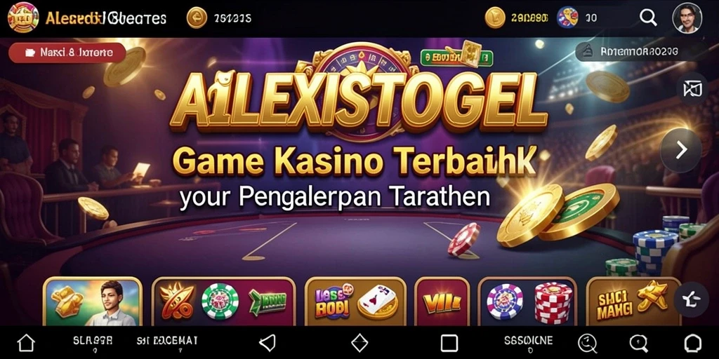 Tampilan gameplay ALEXISTOGEL yang menarik dan interaktif.