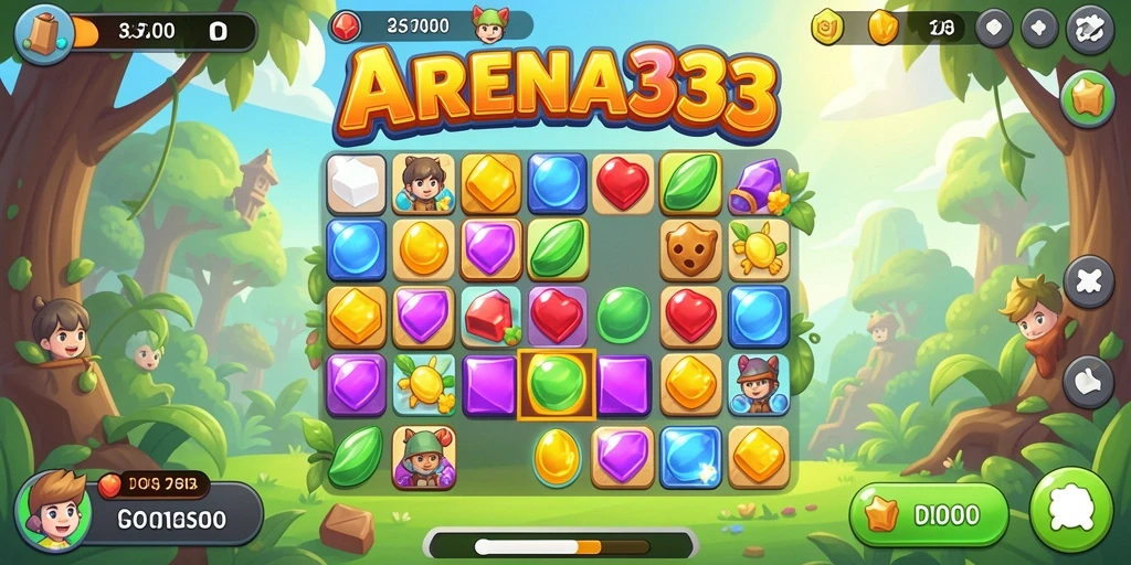 Tampilan menarik dengan gameplay seru dari ARENA333.