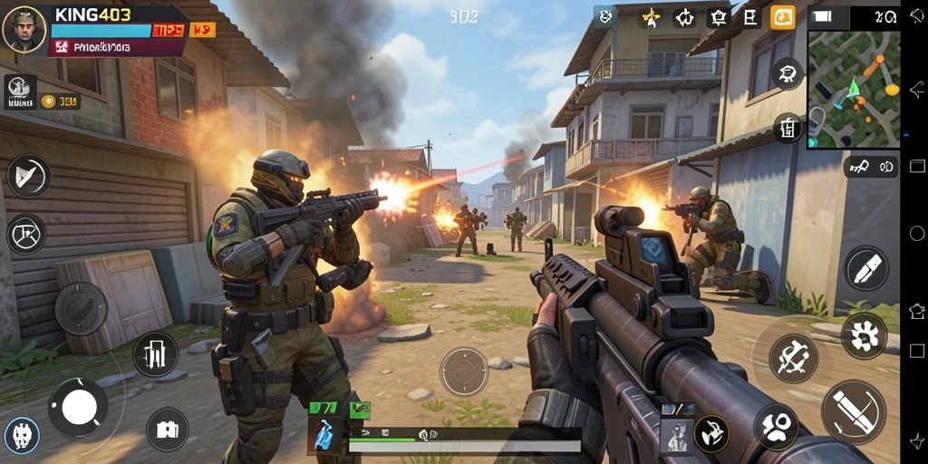 Tampilan gameplay KING403 yang penuh aksi dan strategi.