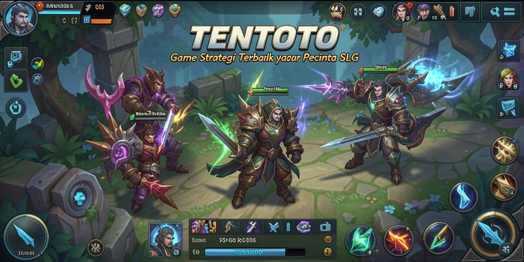 Gameplay mendebarkan TENTOTO dengan strategi mendalam.